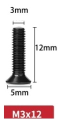 Болт M3 x 12.0 мм (10 шт)